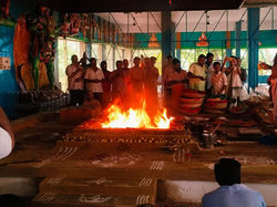 MahaGanapathi Poornahuthi & Krishna Paksha Prathamai Chandi Yagna Darshan 13.04.25
