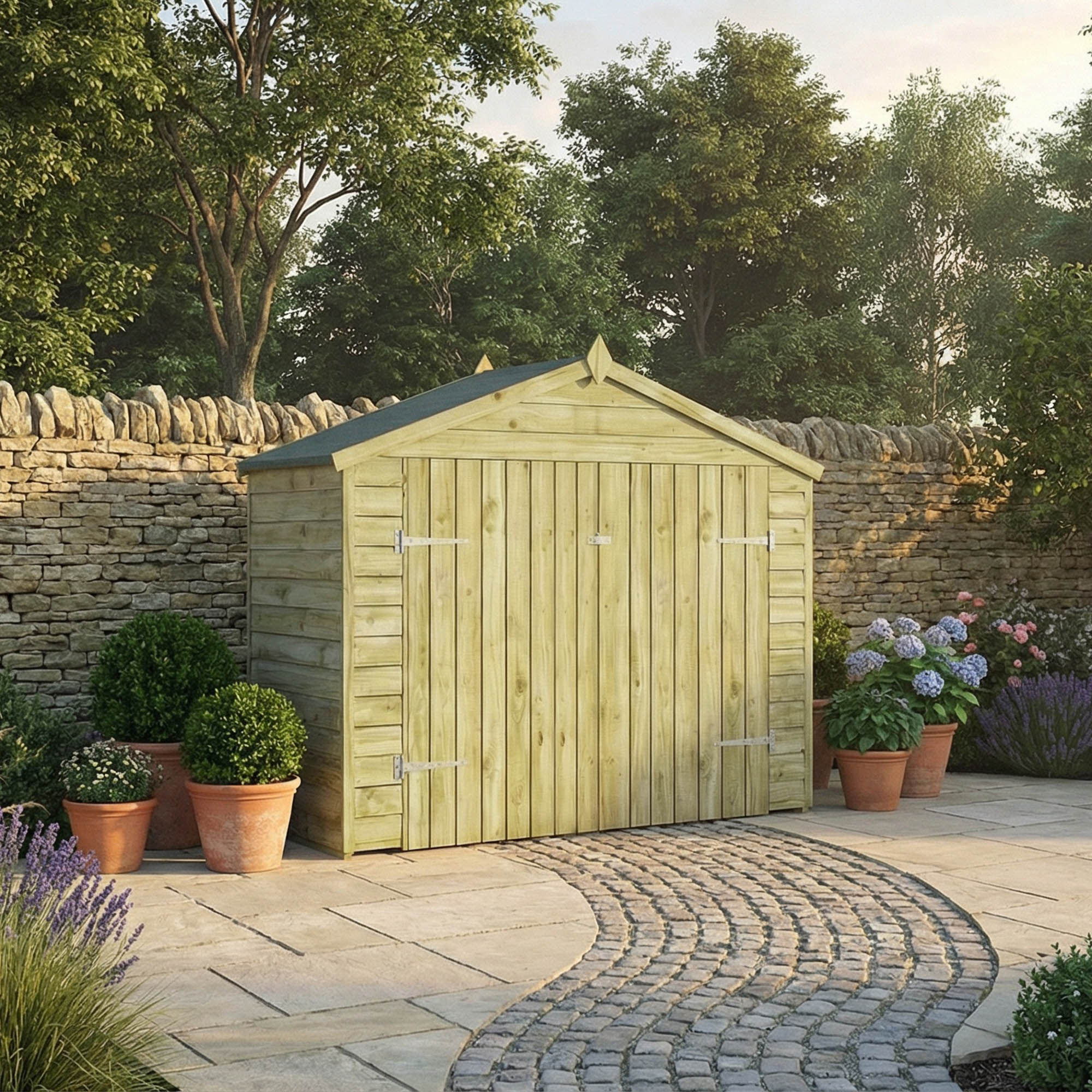 Mercia Overlap Apex Bike Store – 3 x 7ft