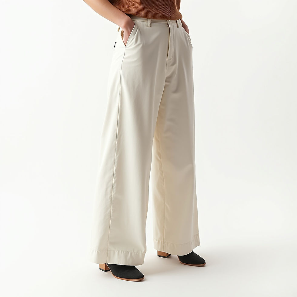 Calça Pantacourt Ampla