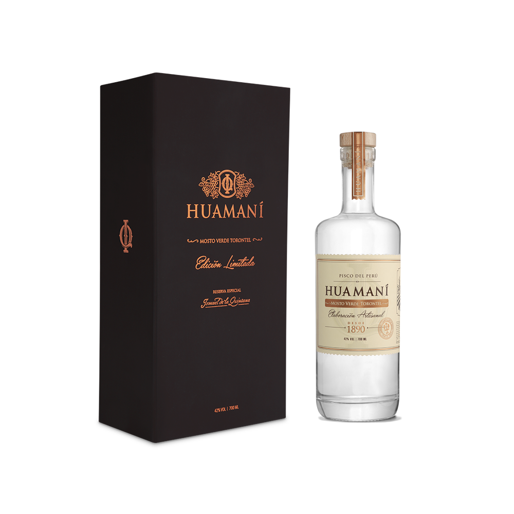 Pisco Huamaní Mosto Verde Torontel Edición Limitada