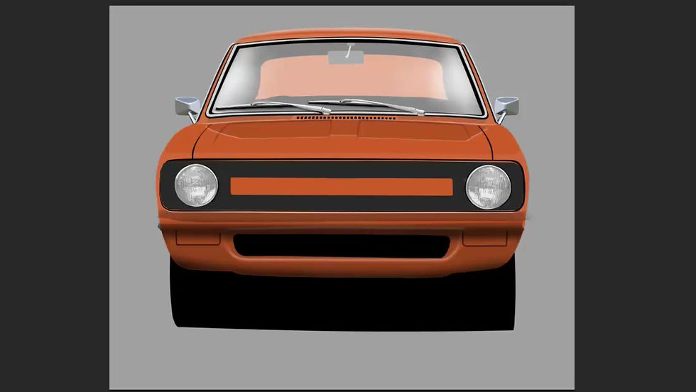 Thumbnail: Morris Marina 1800 Art Print