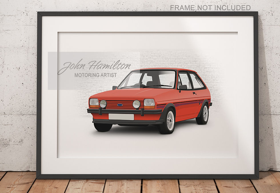 Thumbnail: Ford Fiesta Mk1 Supersport illustration