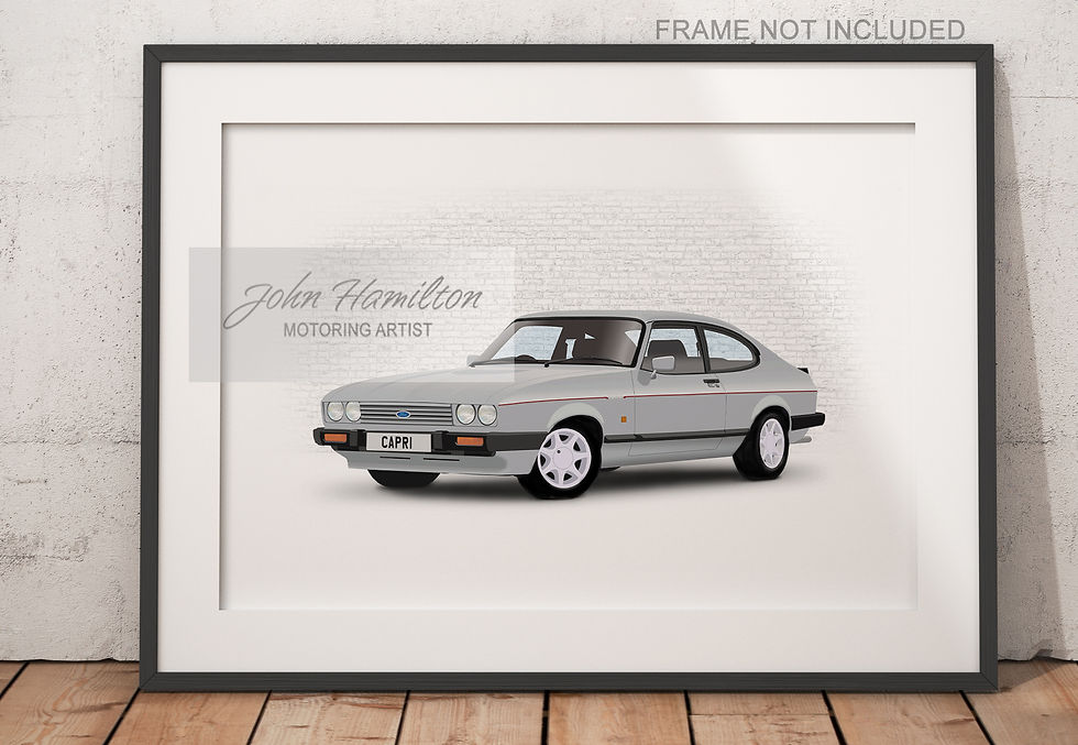 Thumbnail: Ford Capri Mk3 injection Special illustration