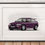 Thumbnail: Escort Mk5 RS Cosworth Art Print