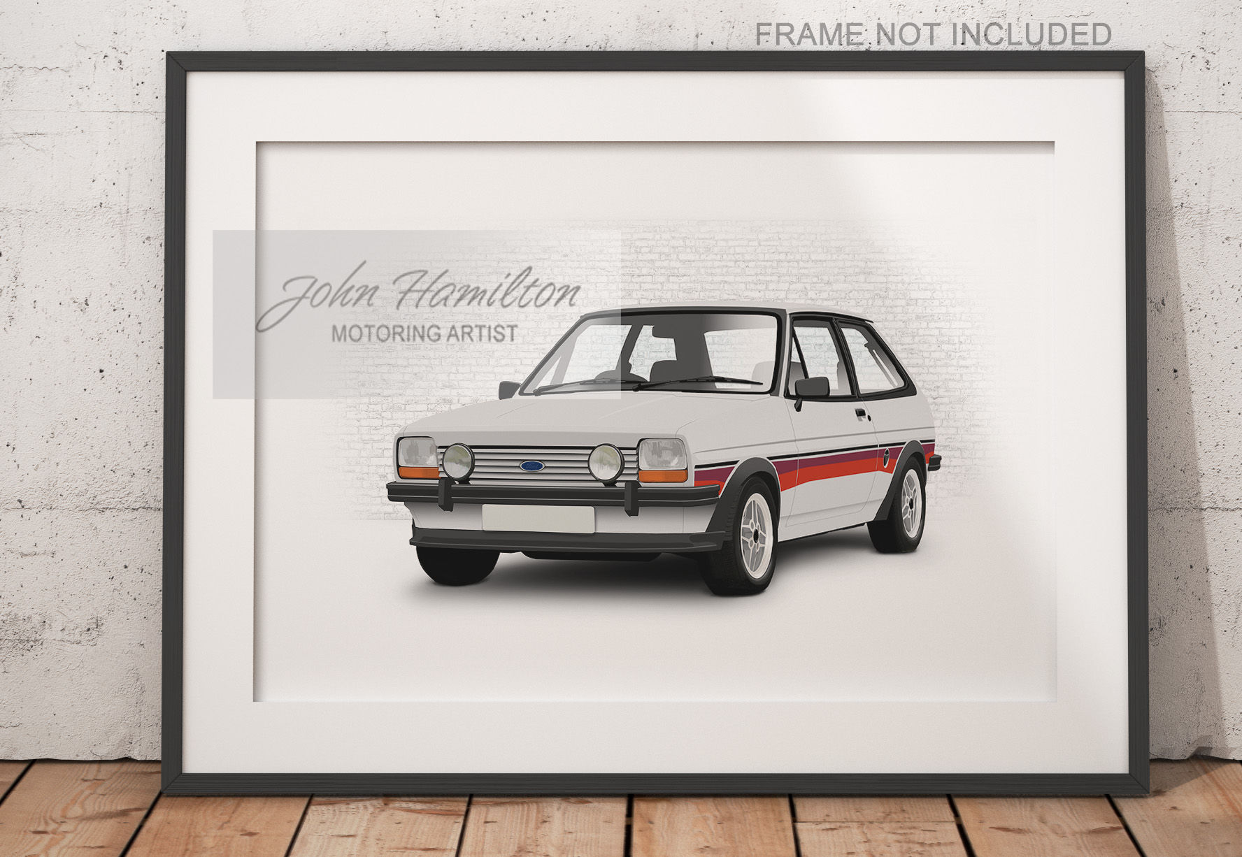 Ford Fiesta Mk1 Supersport illustration