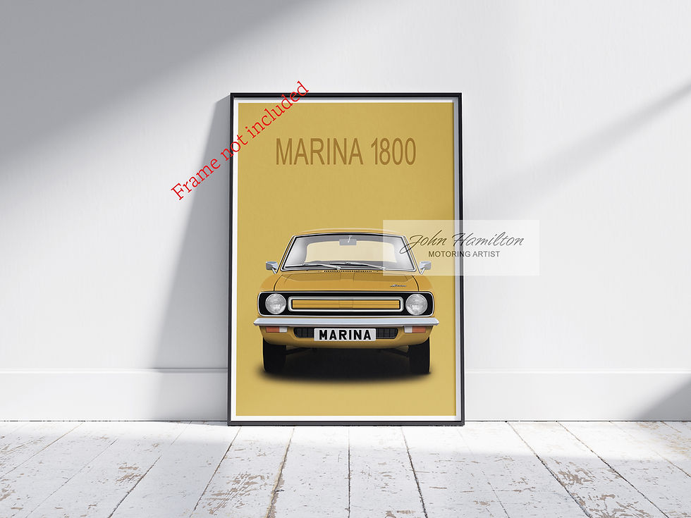 Thumbnail: Morris Marina 1800 Art Print