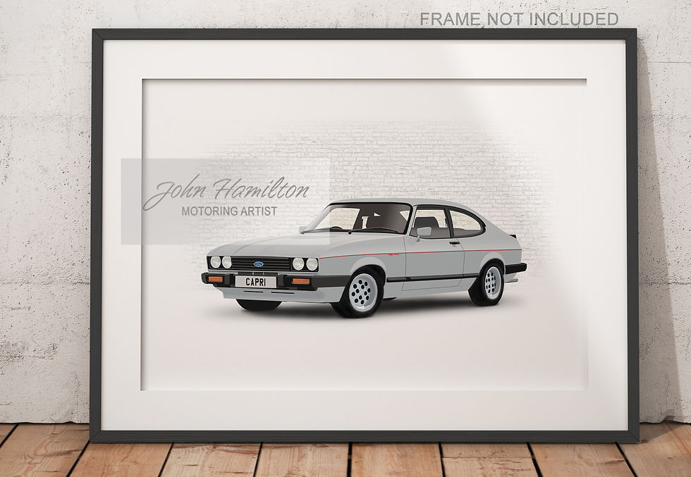 Thumbnail: Ford Capri Mk3 2.8i  illustration