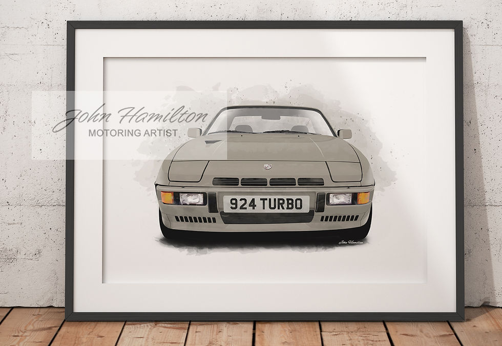 Thumbnail: Porsche 924 Turbo Art Print