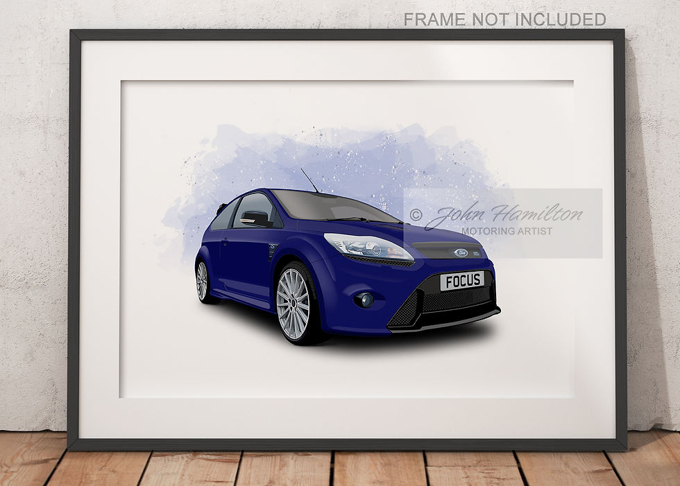 Thumbnail: Ford Focus RS Mk2 Art Print