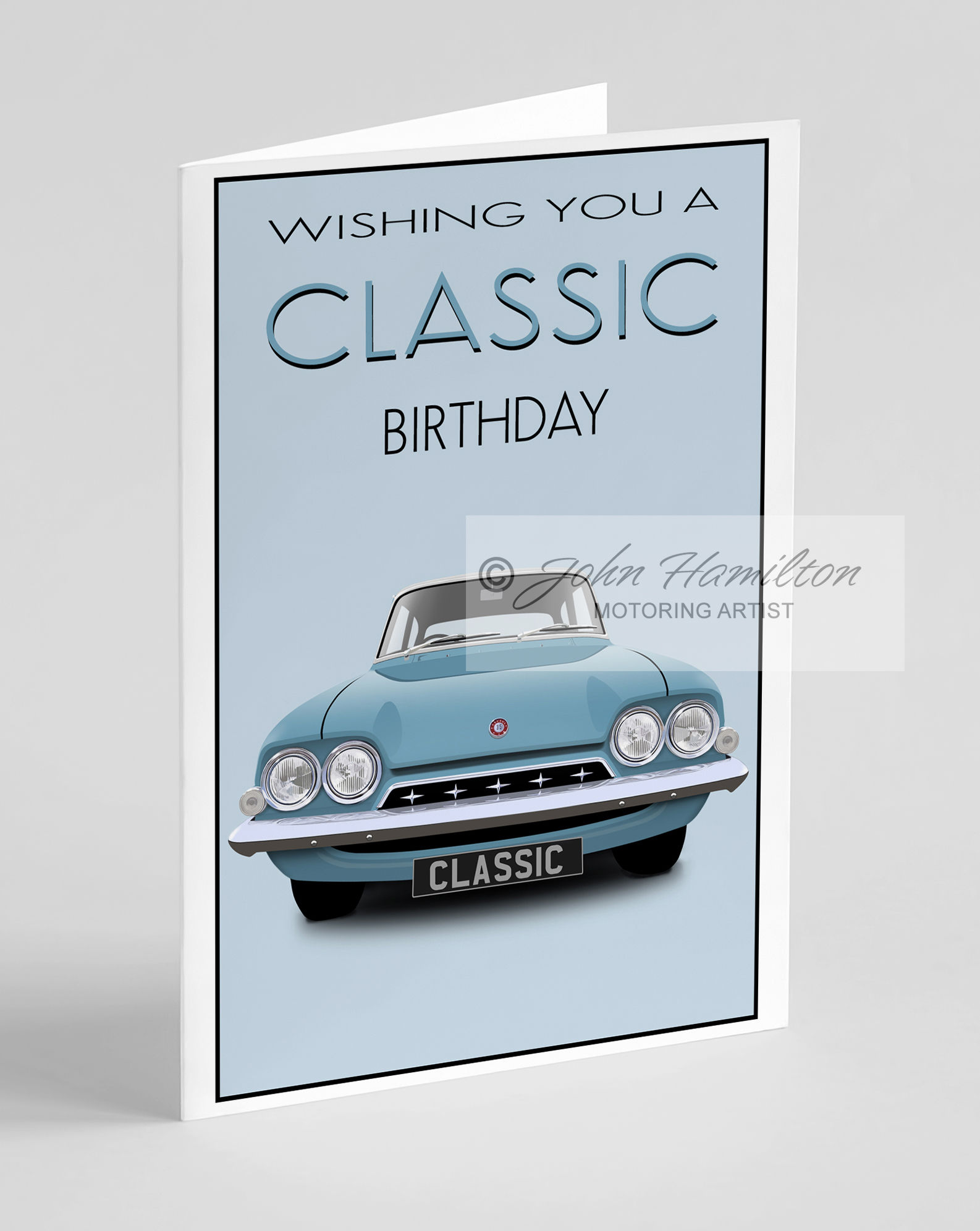 Ford Consul Classic Greetings Card