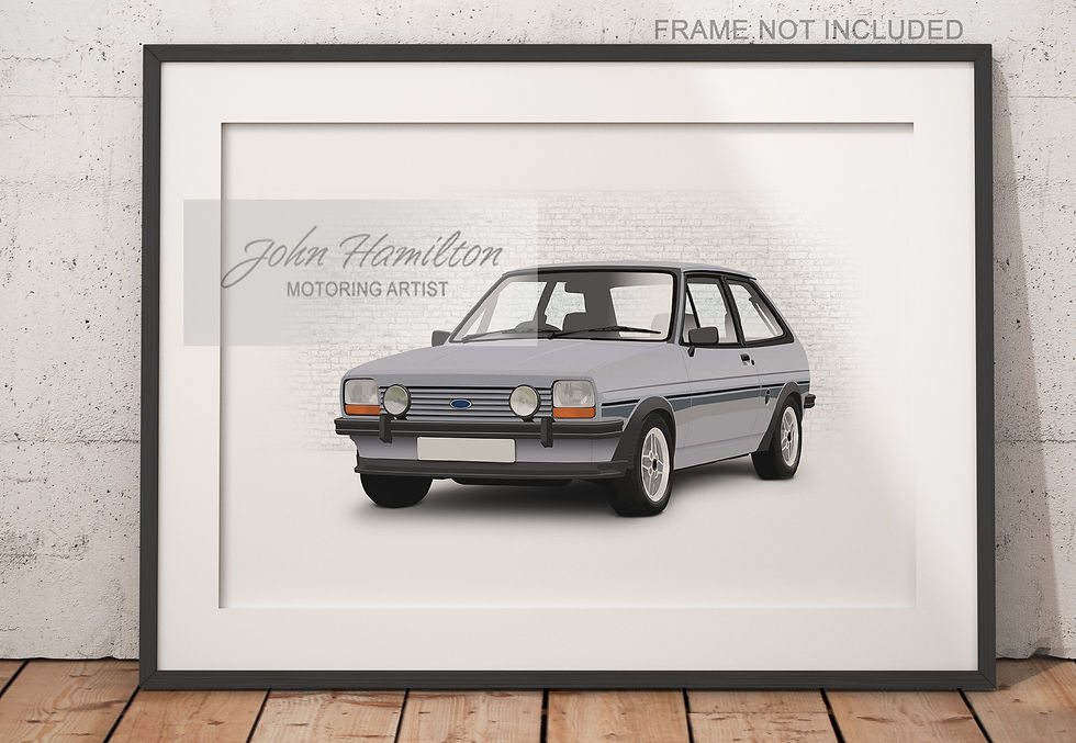 Thumbnail: Ford Fiesta Mk1 Supersport illustration
