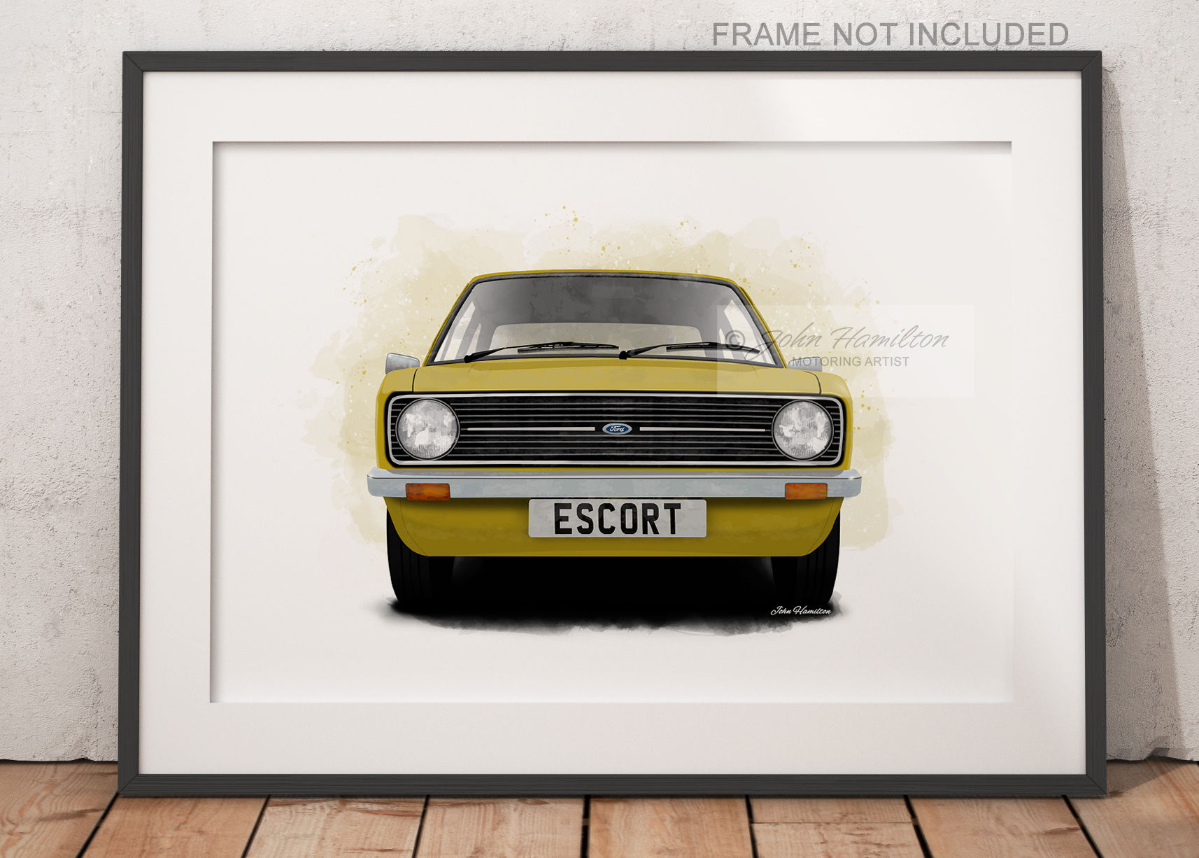 Ford Escort Mk2 (chrome bumper) Art Print
