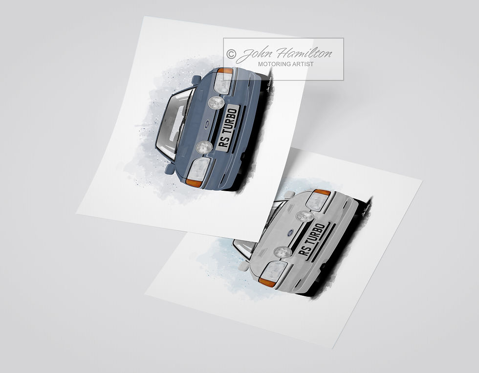 Thumbnail: Escort Mk4 RS Turbo Art Print
