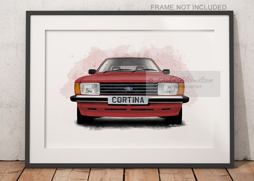 Thumbnail: Ford Cortina Mk5 (including Crusader) Art Print