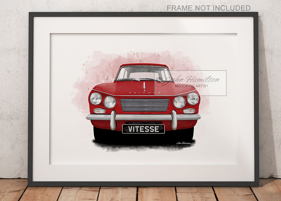 Thumbnail: Triumph Vitesse 6 Saloon Art Print