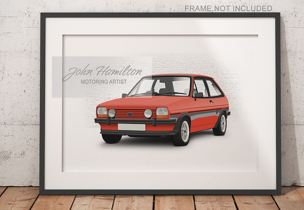 Thumbnail: Ford Fiesta Mk1 Supersport illustration
