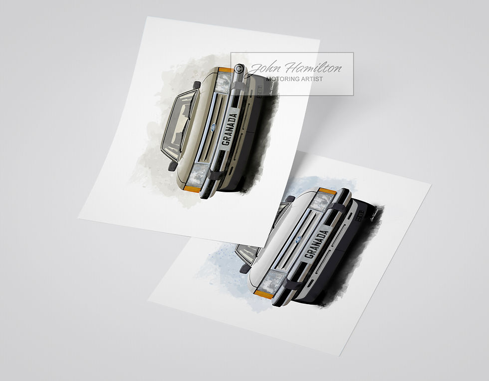 Thumbnail: Ford Granada Mk2 facelift illustration