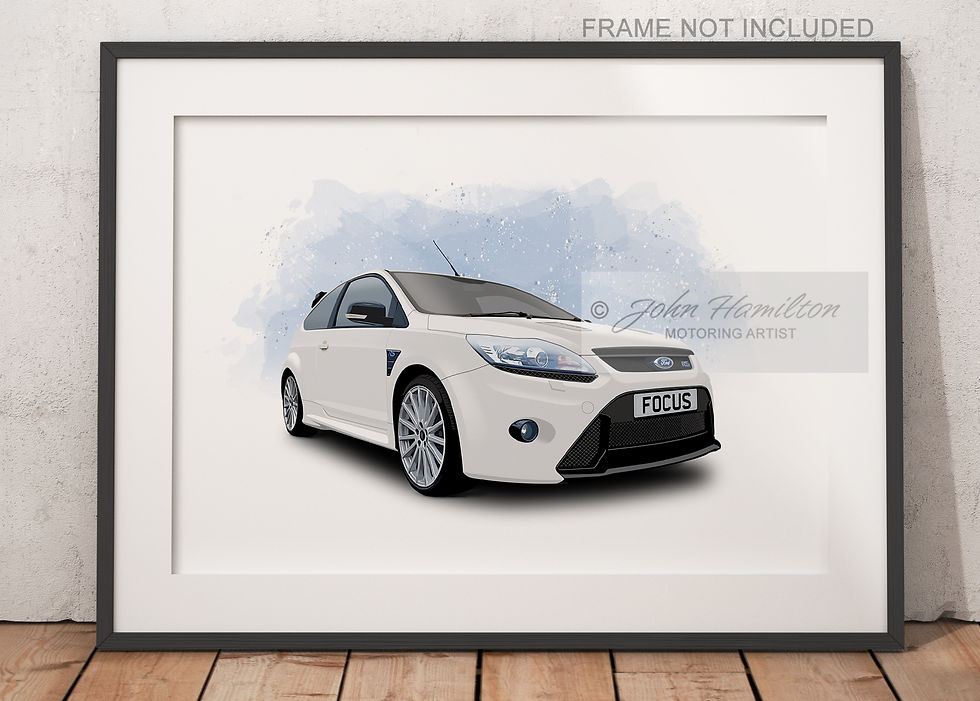 Thumbnail: Ford Focus RS Mk2 Art Print