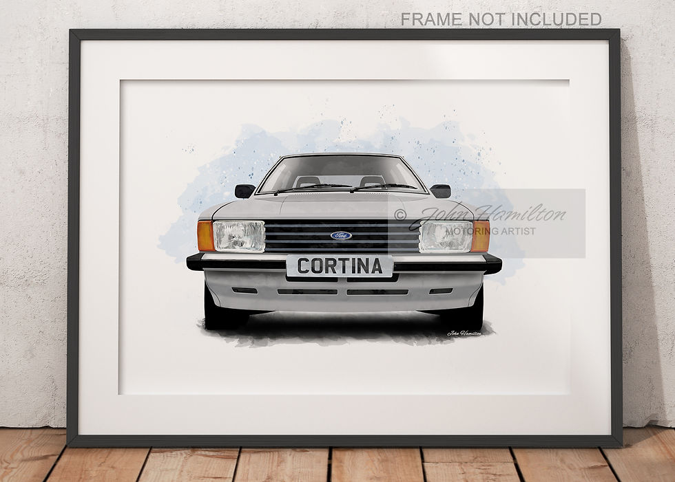 Thumbnail: Ford Cortina Mk5 (including Crusader) Art Print