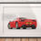 Thumbnail: Personalised Ferrari 458 Italia Art Print