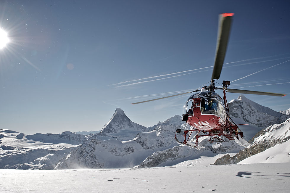 Heliskiing