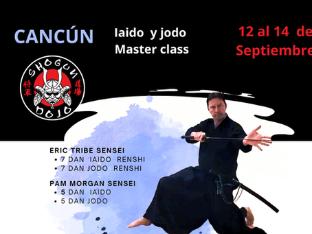 MASTER CLASS IAIDO Y IODO EN CANCUN