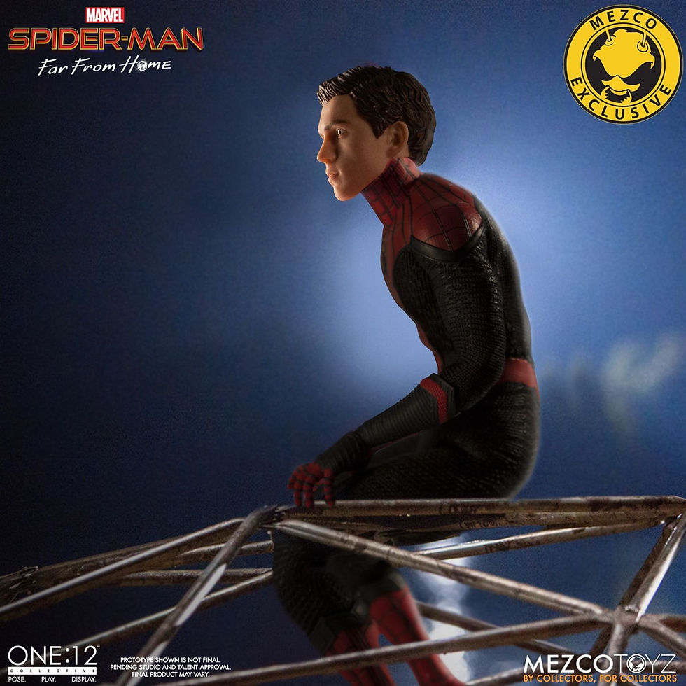 Thumbnail: MEZCO TOYZ ONE:12 SPIDER-MAN FAR FROM HOME DELUXE EDITION SUMMER EXCLUSIVE