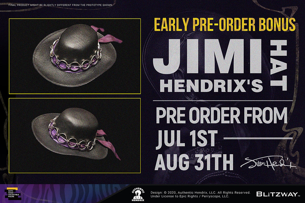 Thumbnail: BLITZWAY JIMI HENDRIX 1/6 SCALE ACTION FIGURE SET