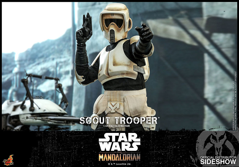 Thumbnail: HOT TOYS STAR WARS THE MANDALORIAN SCOUT TROOPER