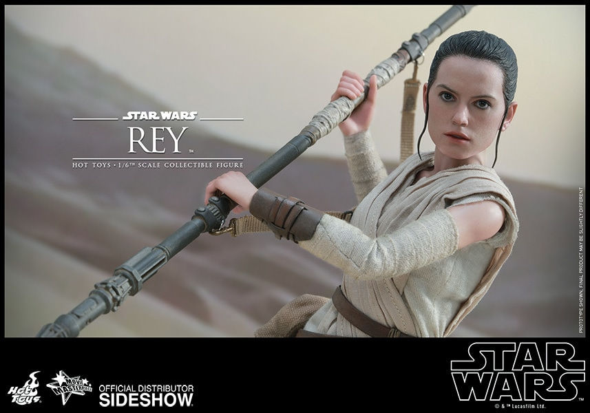 Thumbnail: HOT TOYS STAR WARS THE FORCE AWAKENS REY WITH BB-8
