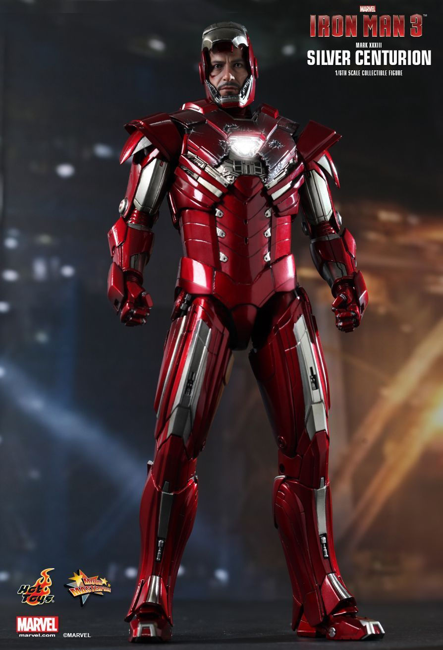 Thumbnail: HOT TOYS IRON MAN 3 MARK 33 SILVER CENTURION