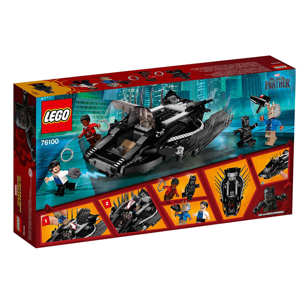 Thumbnail: LEGO 76100 MARVEL SUPER HEROES BLACK PANTHER MOVIE ROYAL TALON FIGHTER ATTACK