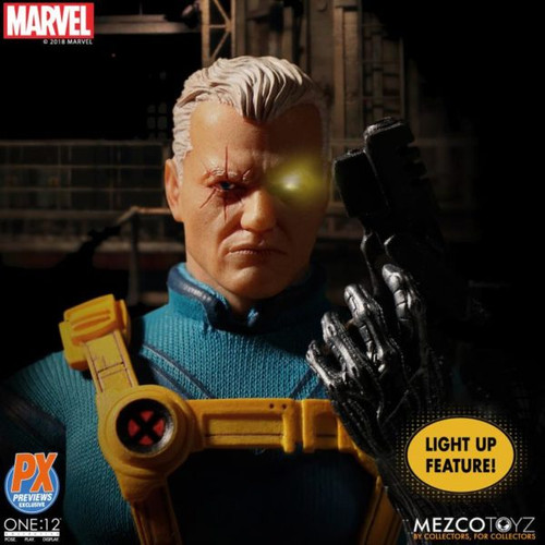 MARVEL CABLE ONE:12 フィギュア Mezco Toys Marvel PX Cable 1/12th Collective Figure 6in. New