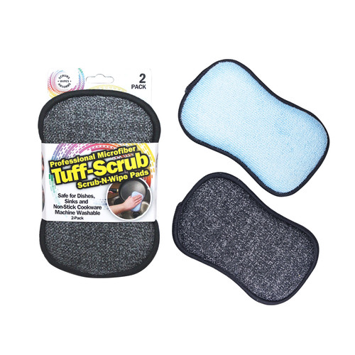 TUFFSCRUB PROFESSIONAL MICROFIBER SCRUB'N'WIPE PADS (A927) LARGE