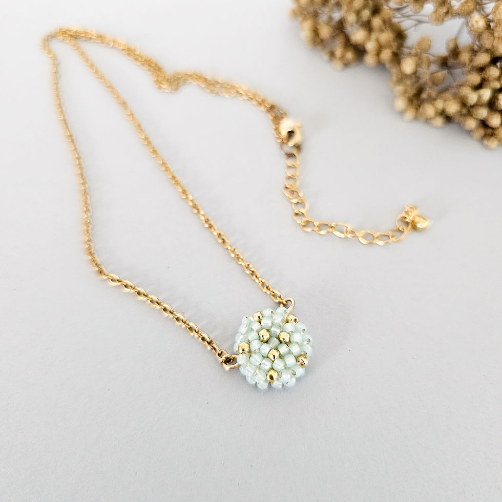 Thumbnail: Eira Necklace - Powder Blue