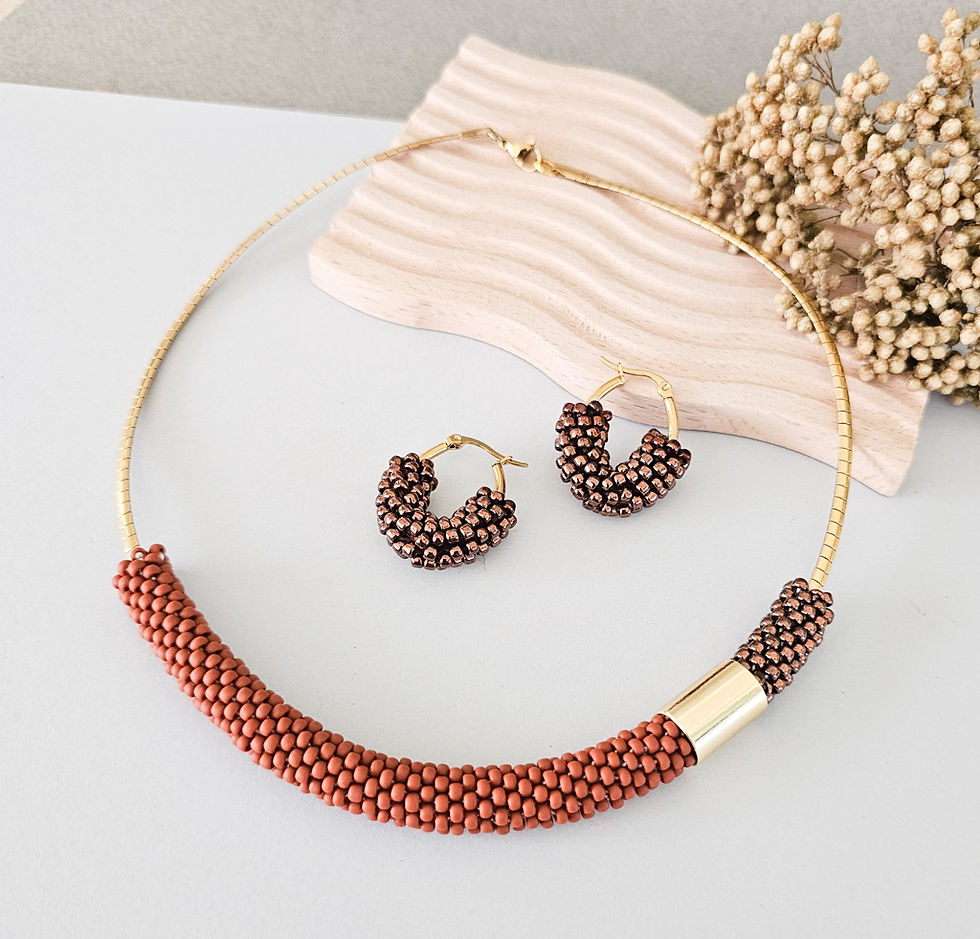 Thumbnail: Celia Earring - Medal Bronze