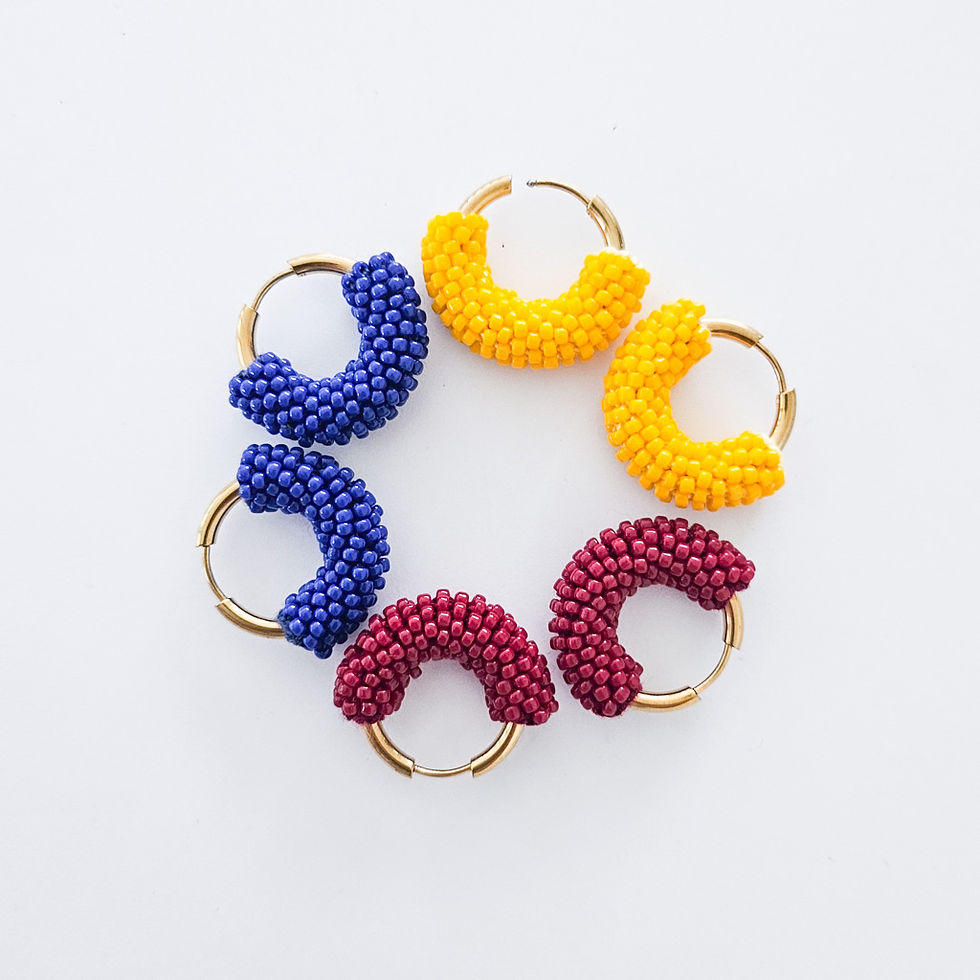 Thumbnail: Ava Earring - Cobalt Blue