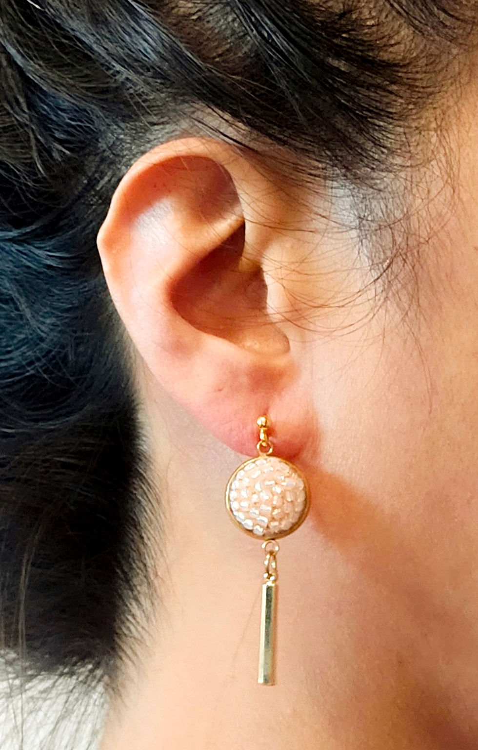 Thumbnail: Tiana Earring - Corn Silk