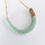 Thumbnail: Rome Chain Necklace - Mint and Bronze