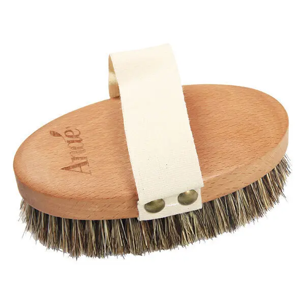 Brosse lymphatique corps en bois, parfaite pour le drainage lymphatique à domicile