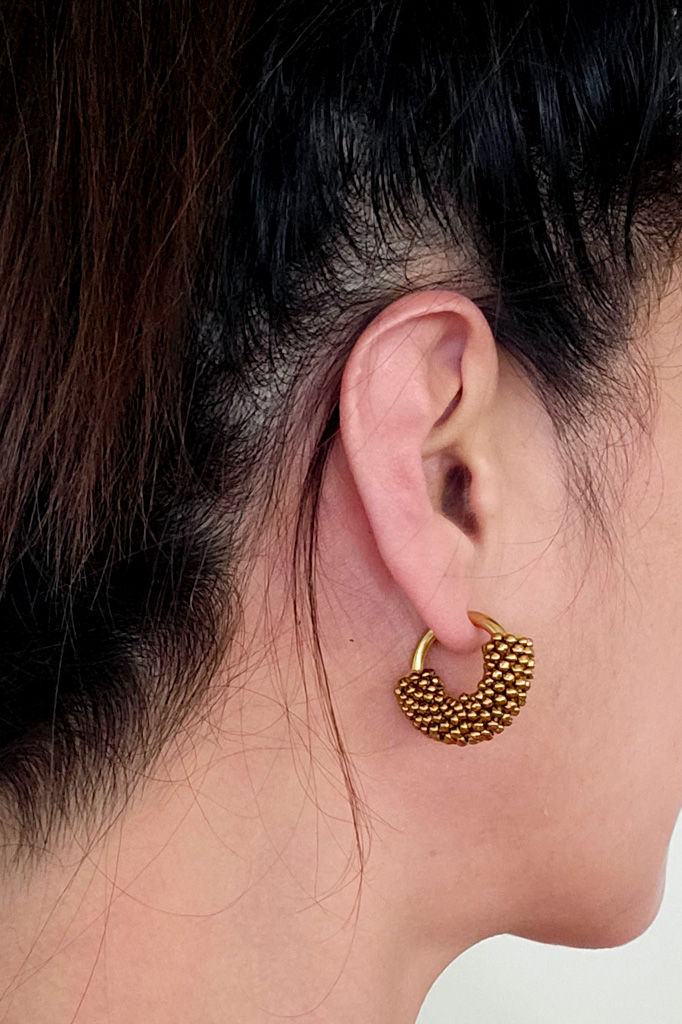Thumbnail: Ava Earring - Golden Bronze
