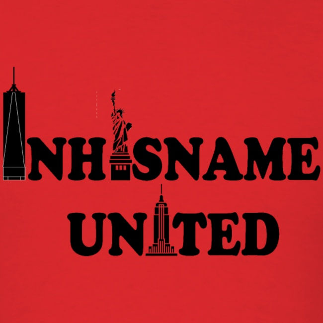 Thumbnail: INHISNAME UNITED NYC Men's T-Shirt-RED
