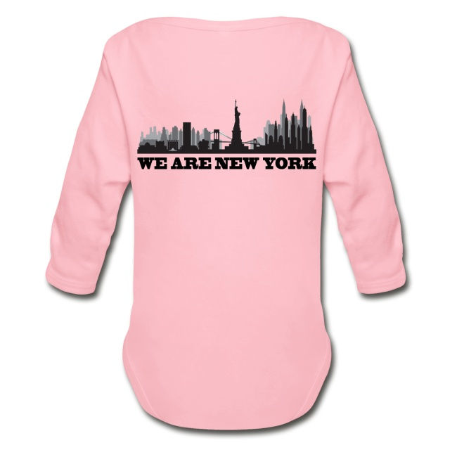 Thumbnail: INHISNAME UNITED NYC Organic Long Sleeve Baby Bodysuit