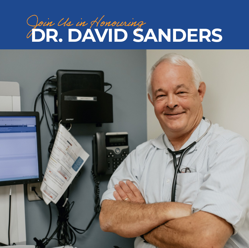 Honouring Dr. David Sanders