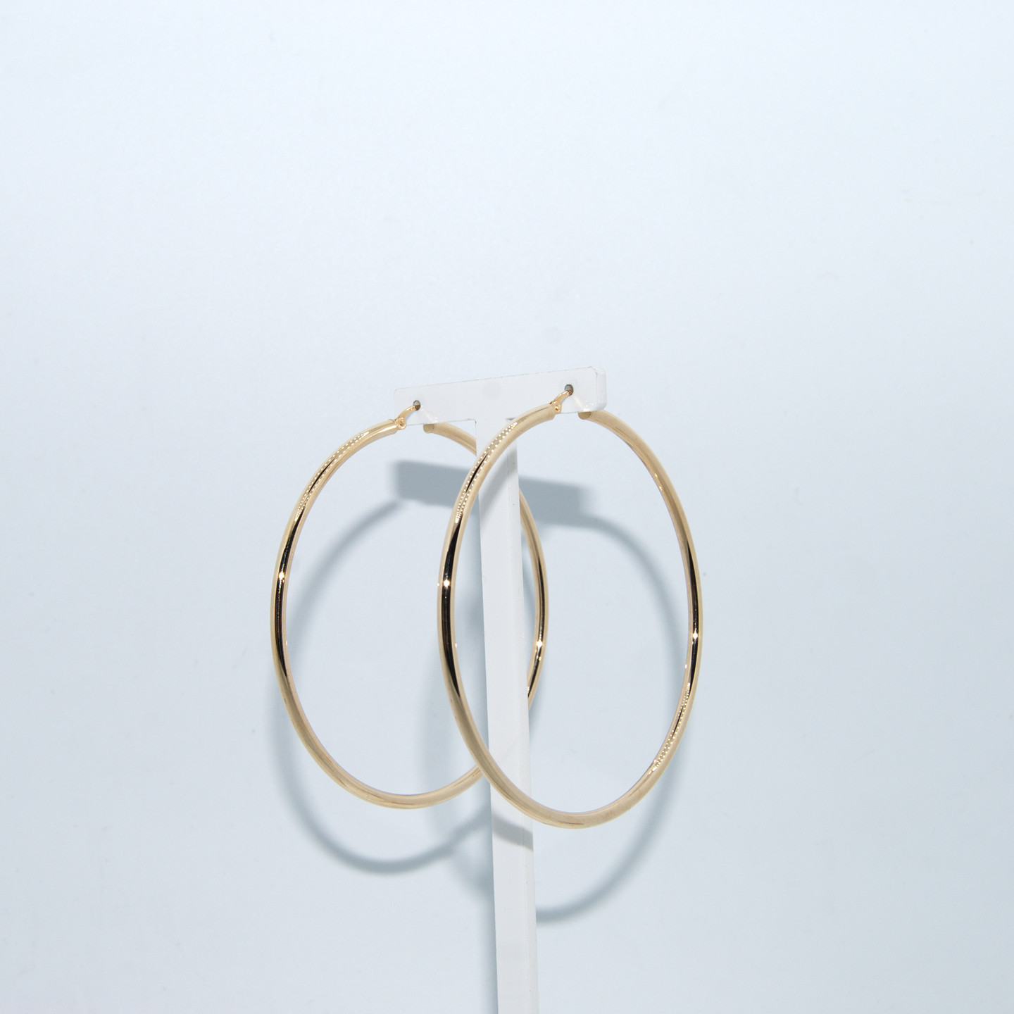 60mm Essential Yellow Gold Hoops