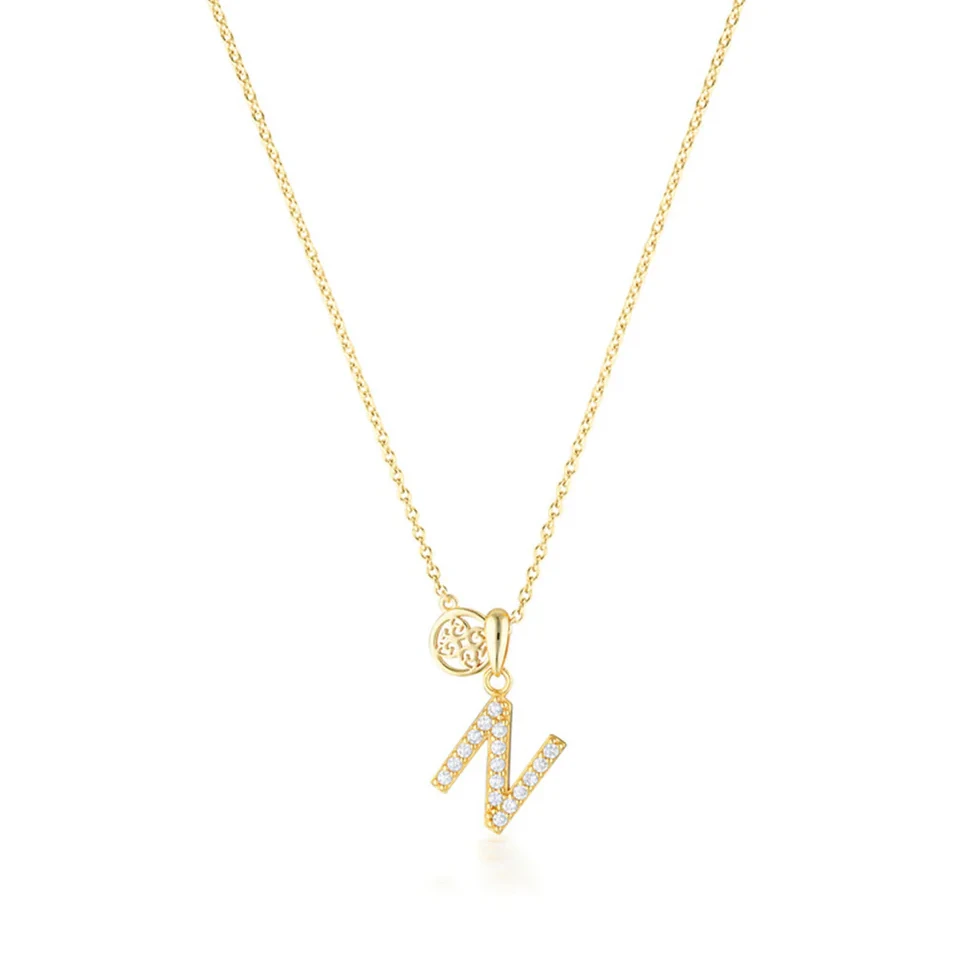 Luxury Letters N Initial Pedant