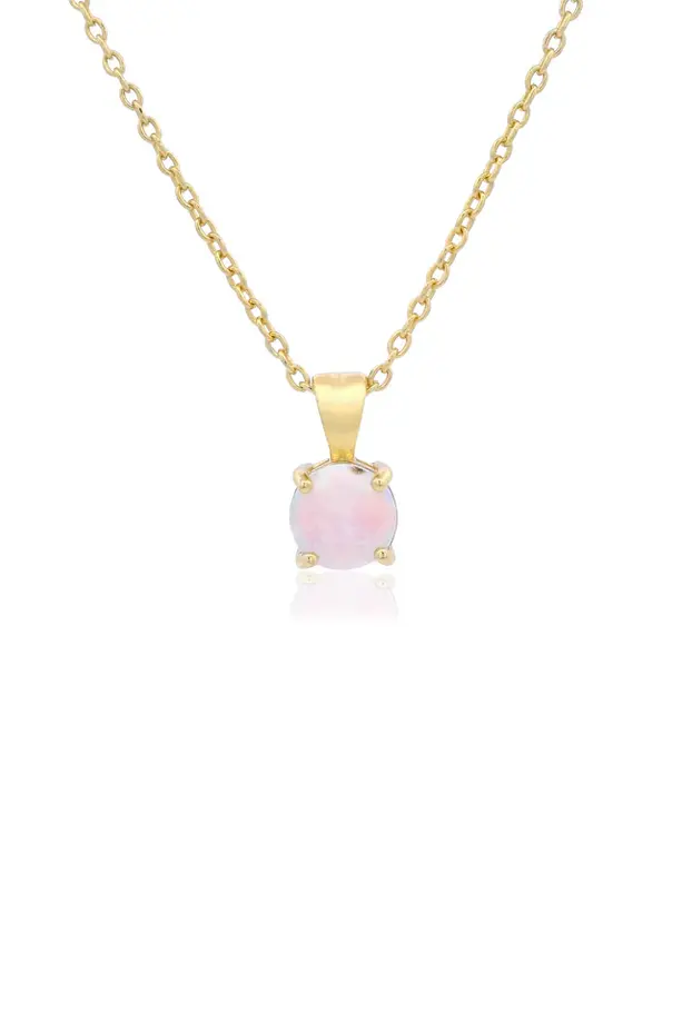 Wisteria Created Opal Pendant