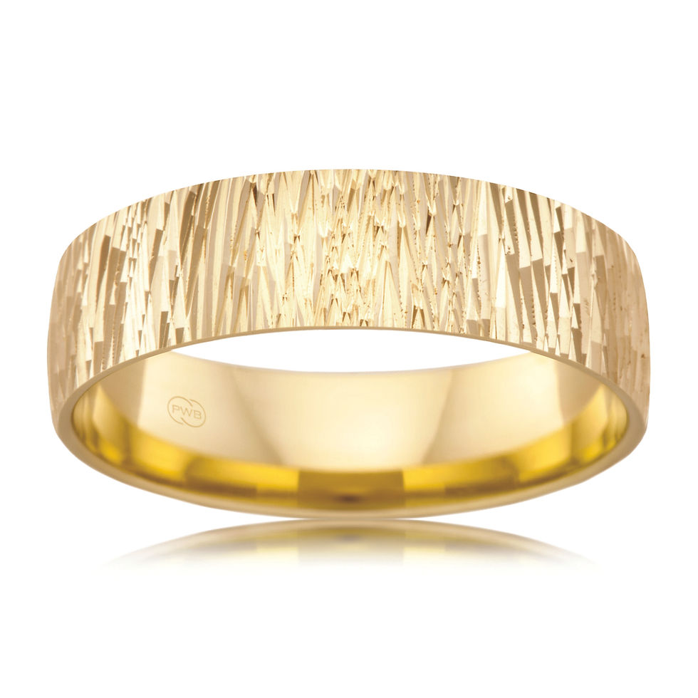 B6 bark cross ring finish