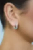 Goddess Pave Hoops