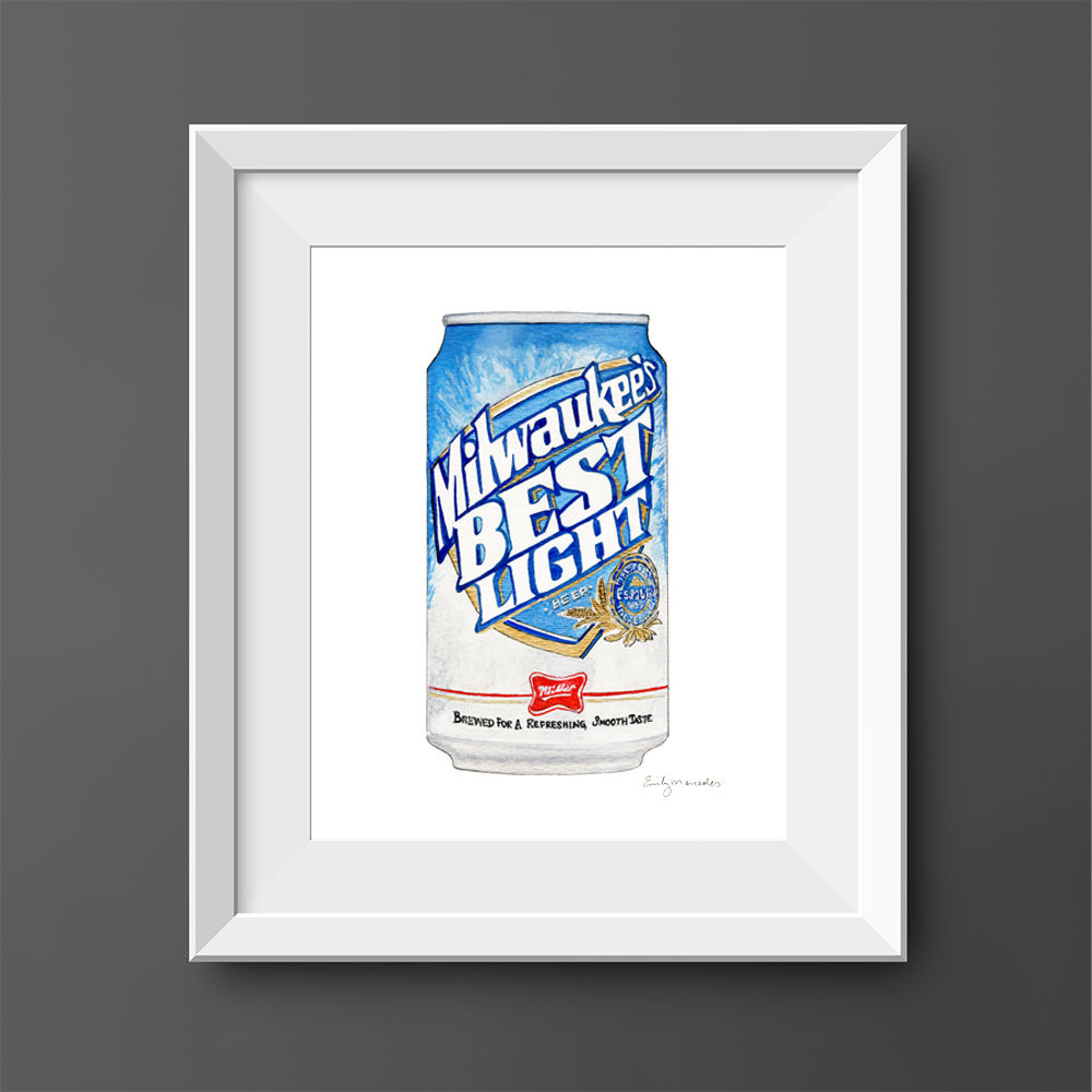 Milwaukee's Best Light *ORIGINAL PAINTING*